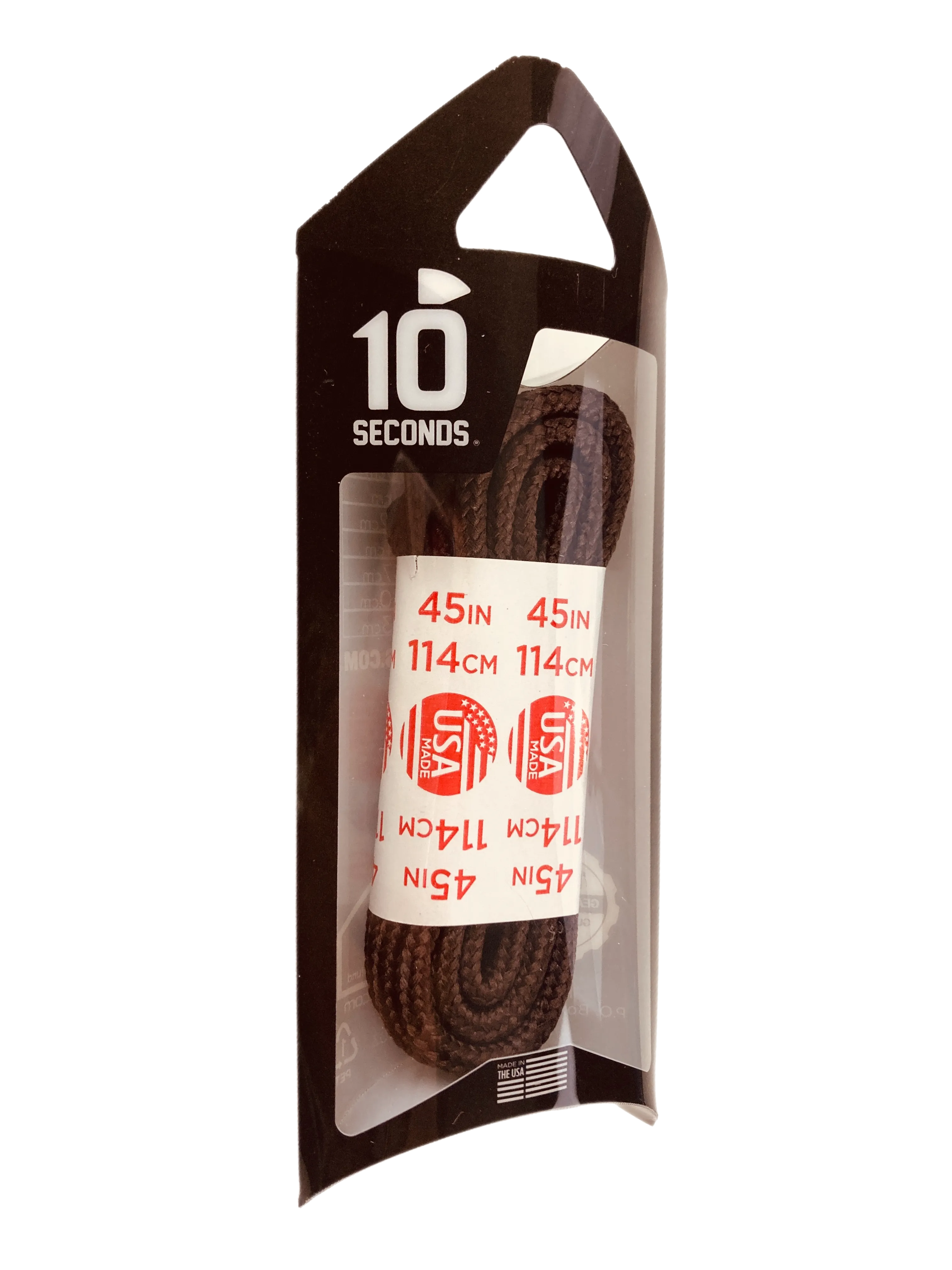 10 Seconds ® Athletic Round Laces | Brown