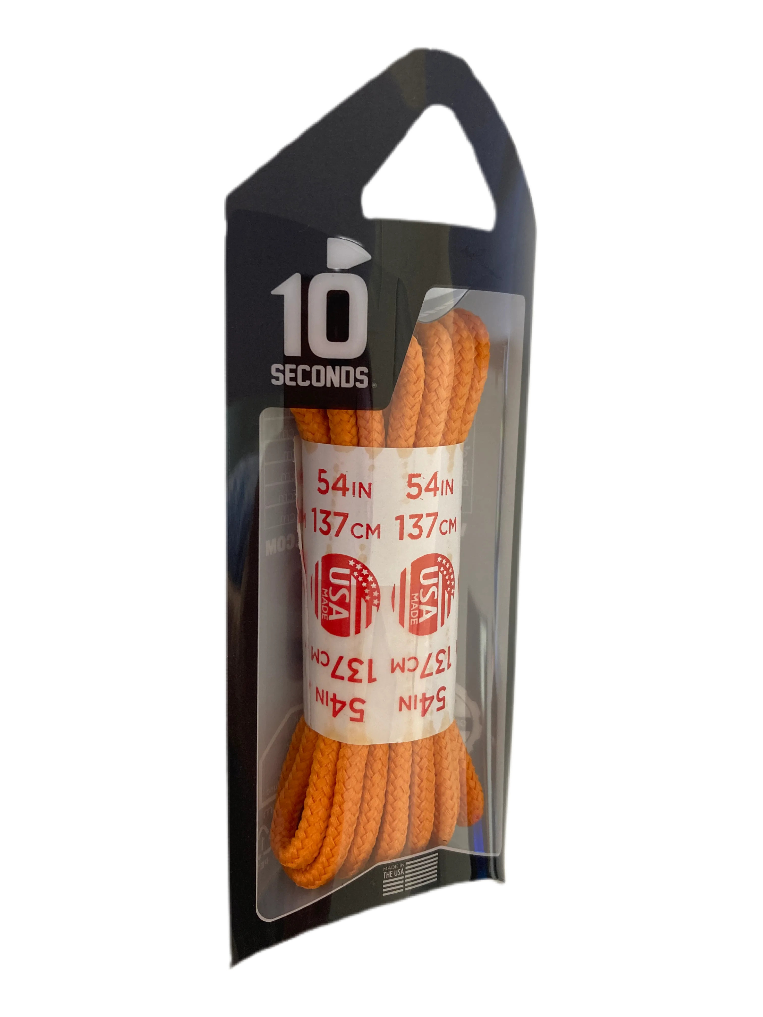 10 Seconds ® Athletic Round Laces | Olivier Orange