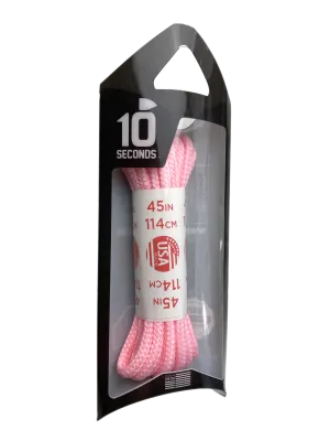 10 Seconds ® Athletic Round Laces | Pink