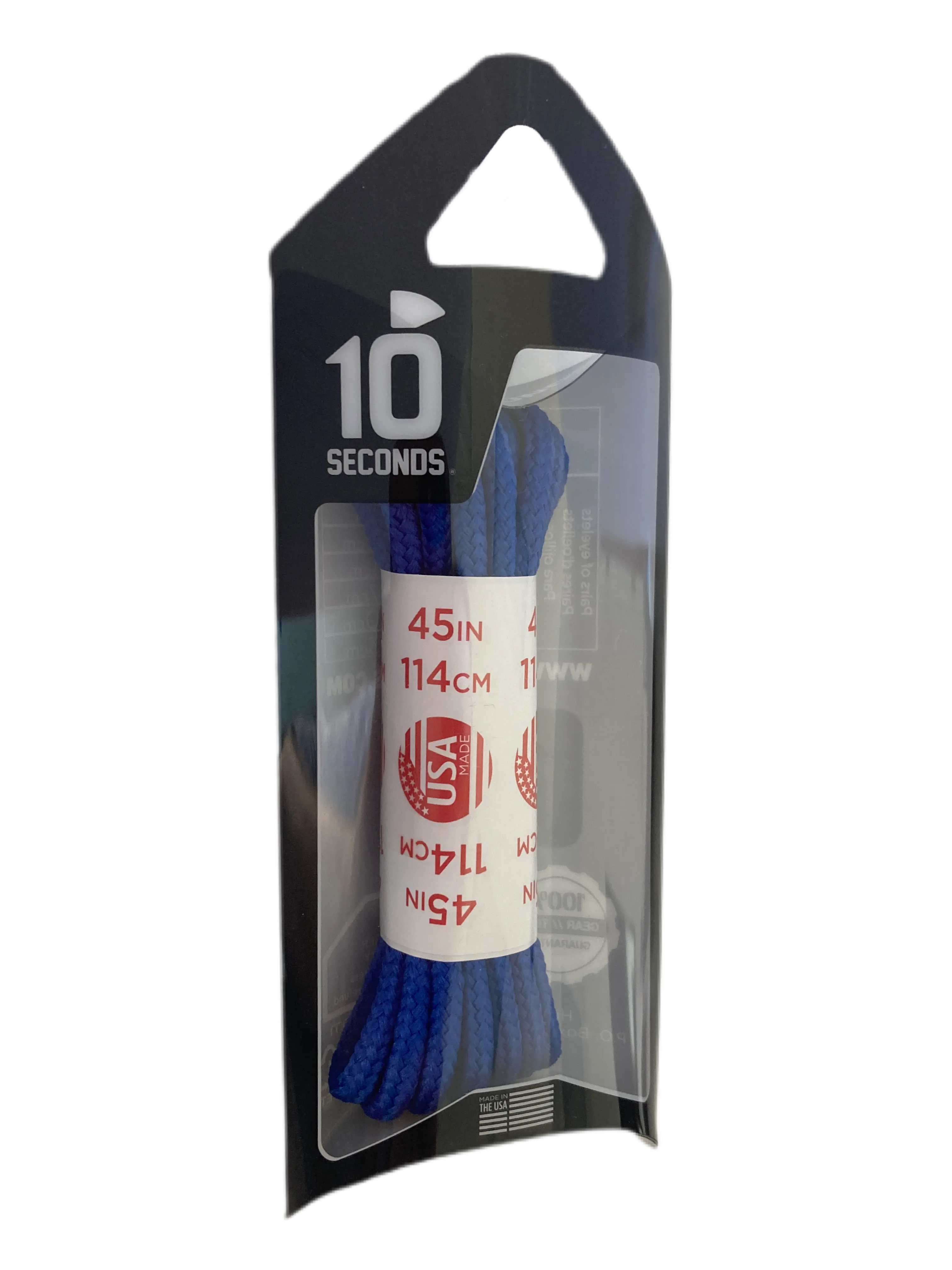 10 Seconds ® Athletic Round Laces | Royal Blue