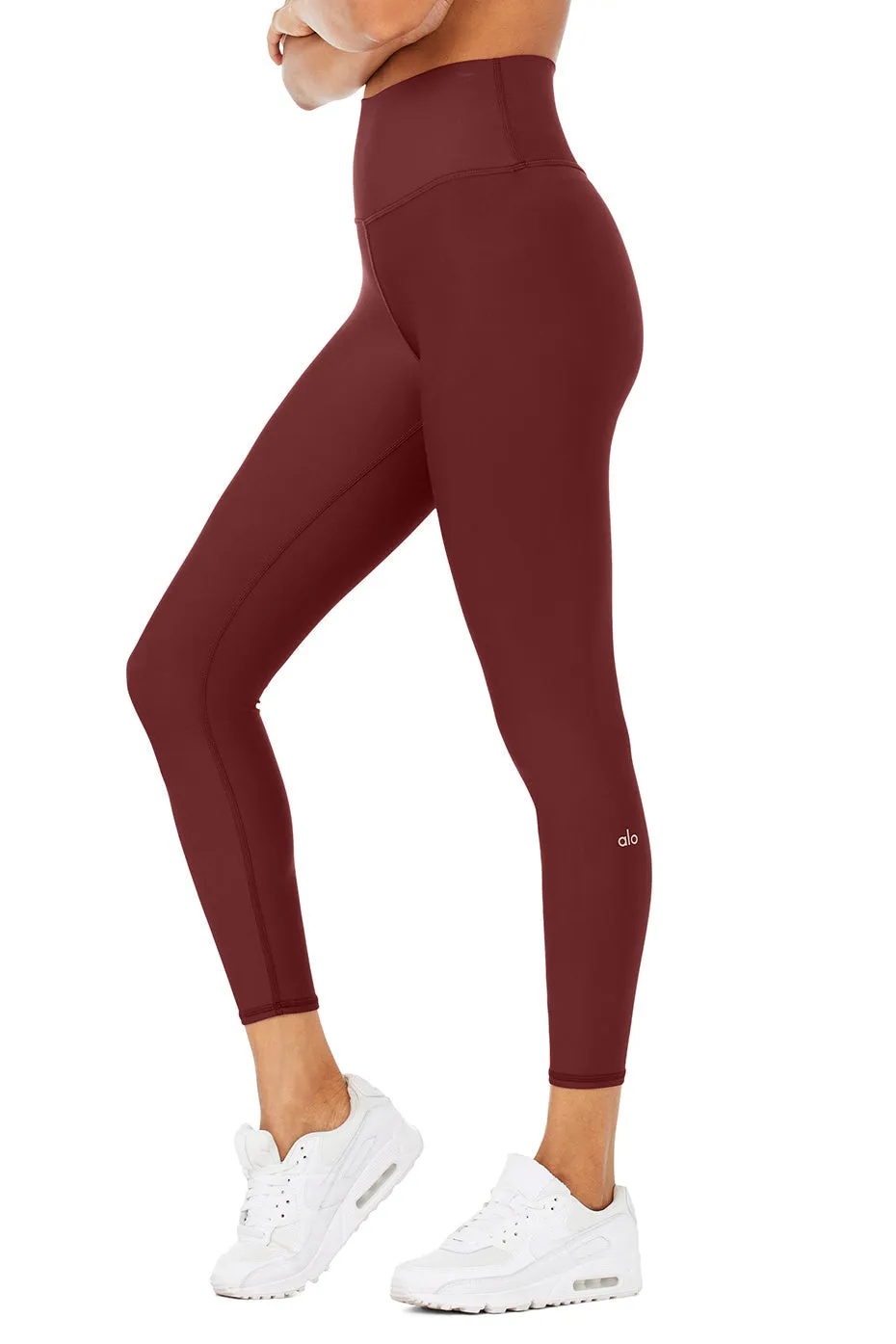 7/8 High-Waist Airlift Legging - Cranberry