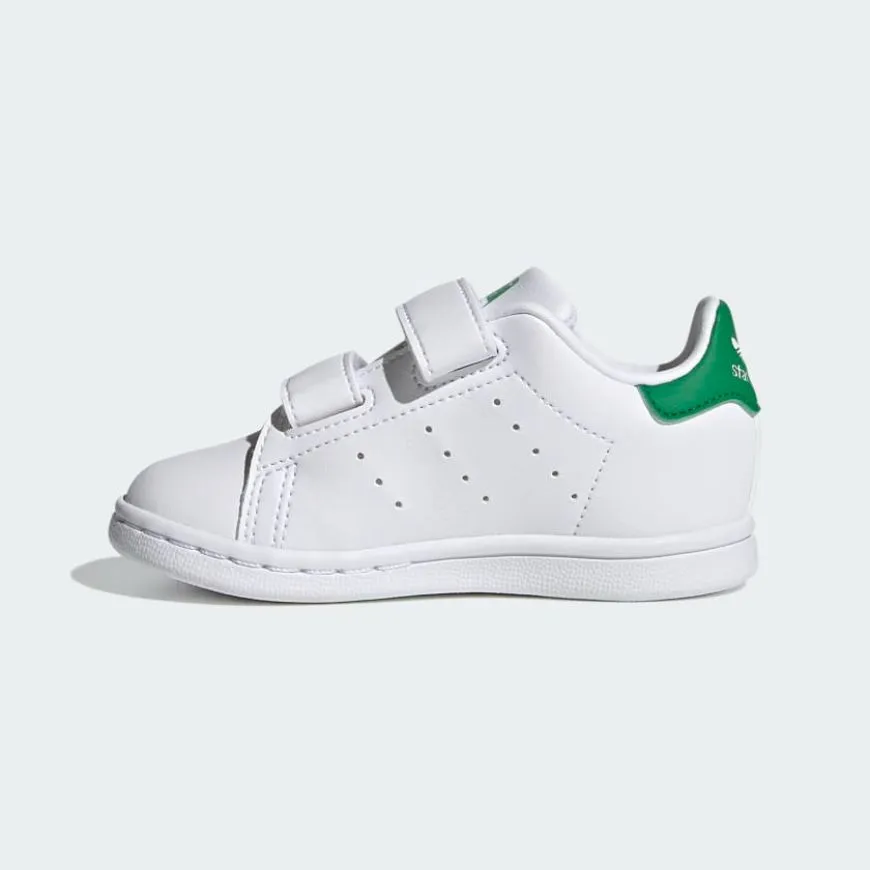 Adidas Stan Smith Infant-Boys Original Shoes White/Green