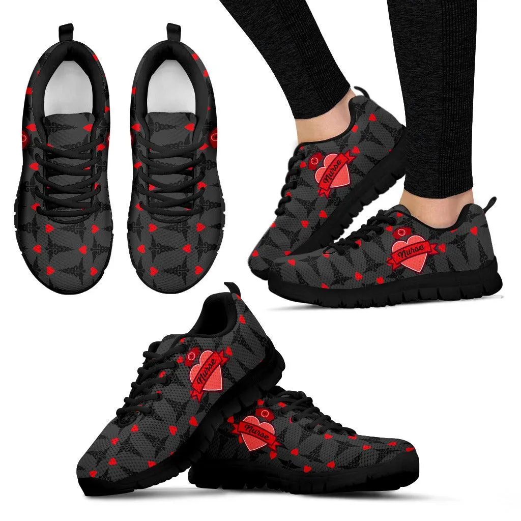 Black Nurse Women's Running Shoes