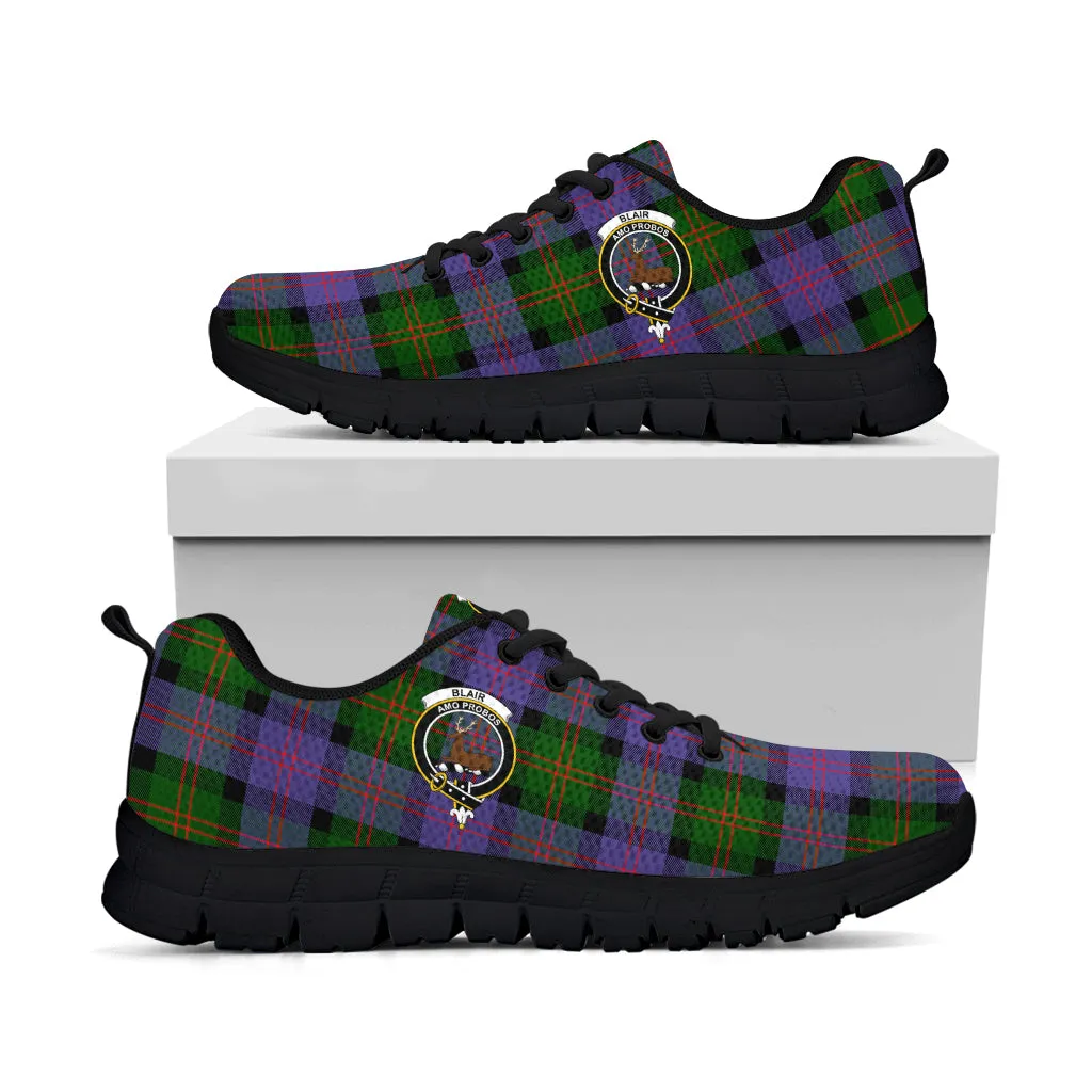 Blair Modern Tartan Sneakers with Family Crest