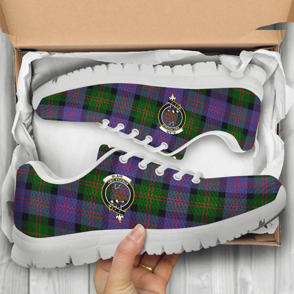 Blair Modern Tartan Sneakers with Family Crest