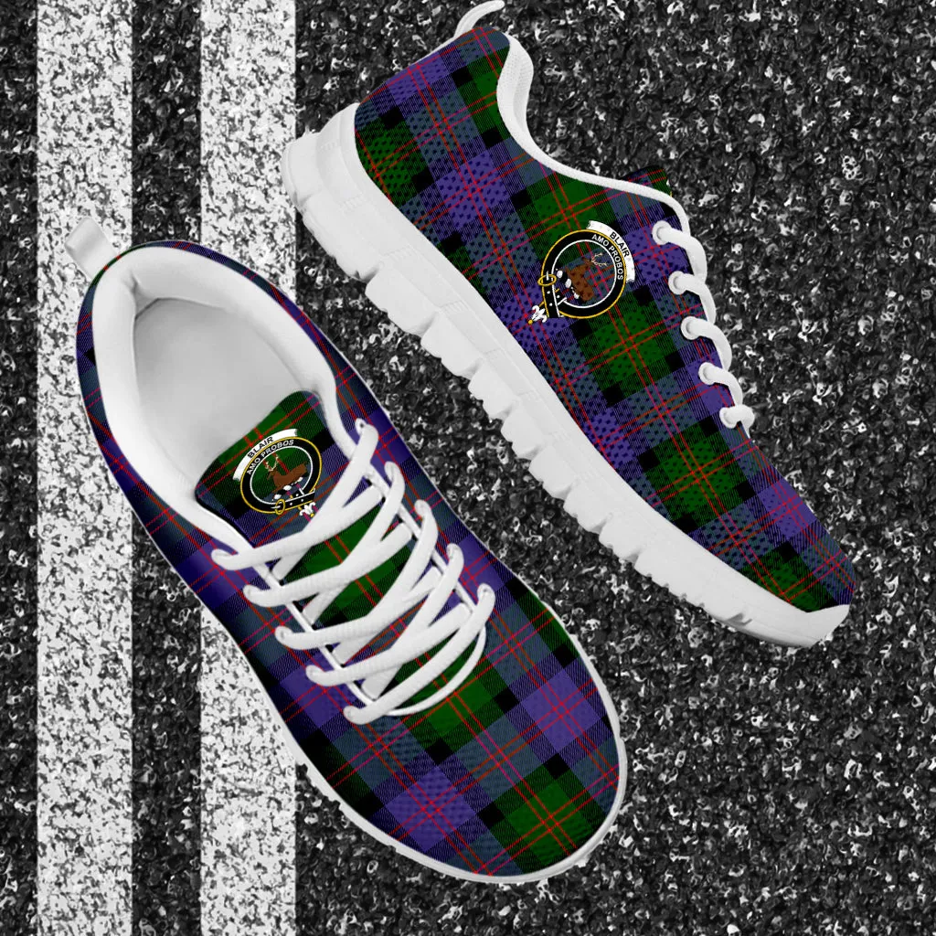 Blair Modern Tartan Sneakers with Family Crest