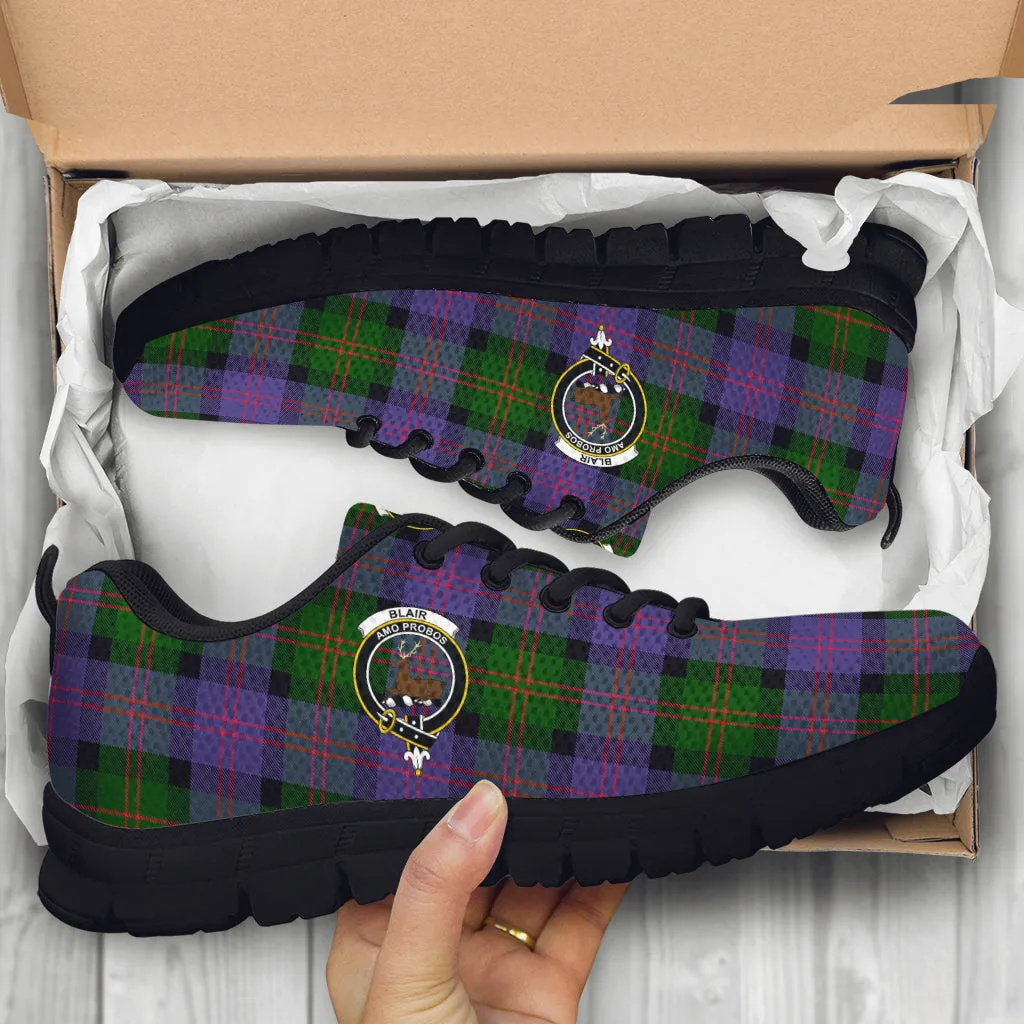 Blair Modern Tartan Sneakers with Family Crest