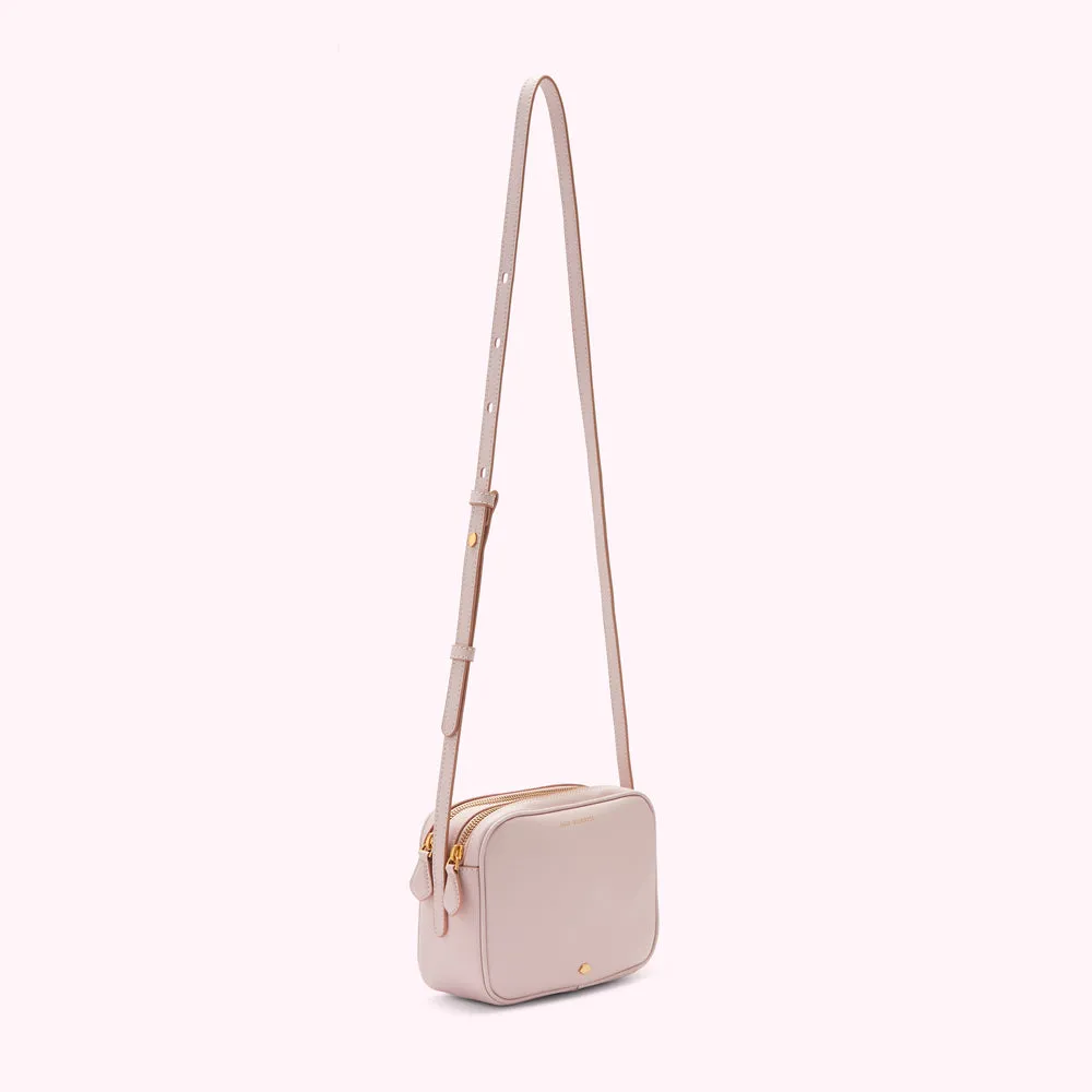 BLUSH LEATHER COLE CROSSBODY BAG