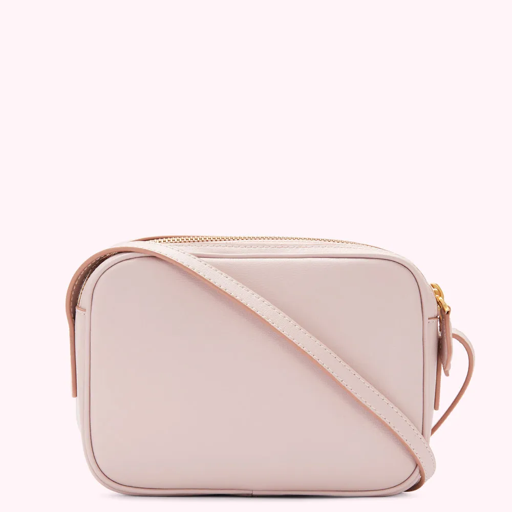 BLUSH LEATHER COLE CROSSBODY BAG