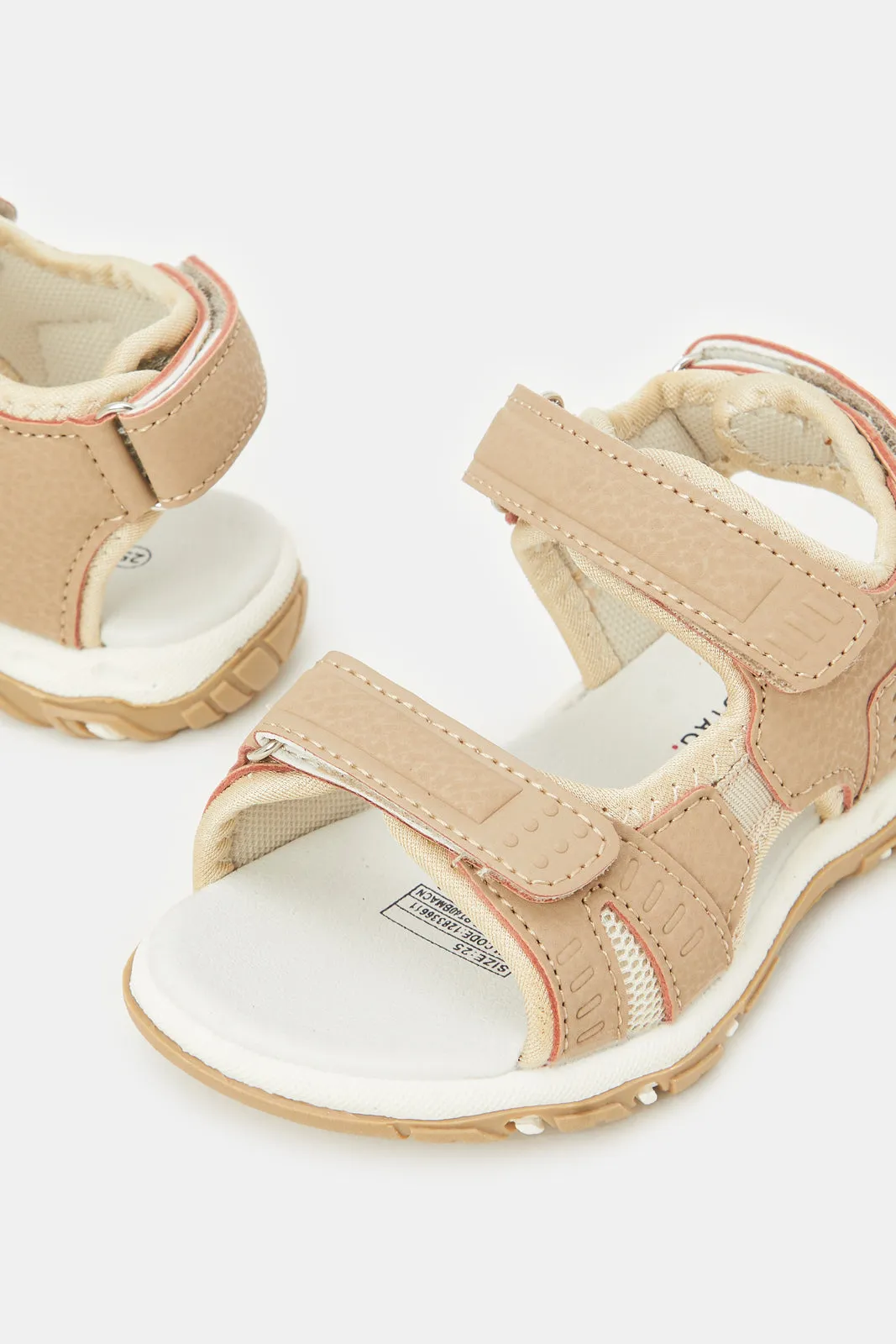 Boys Beige Sporty Sandal