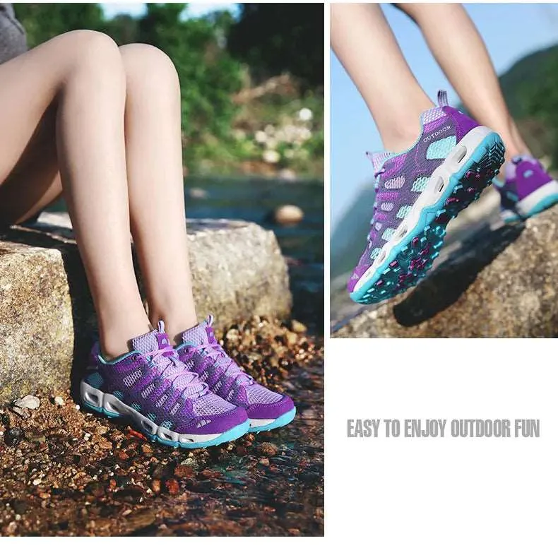 Breathable Hollow Sole Trekking Shoes