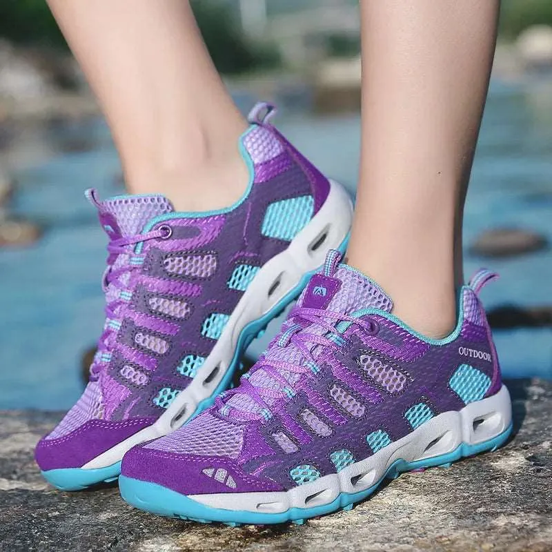 Breathable Hollow Sole Trekking Shoes