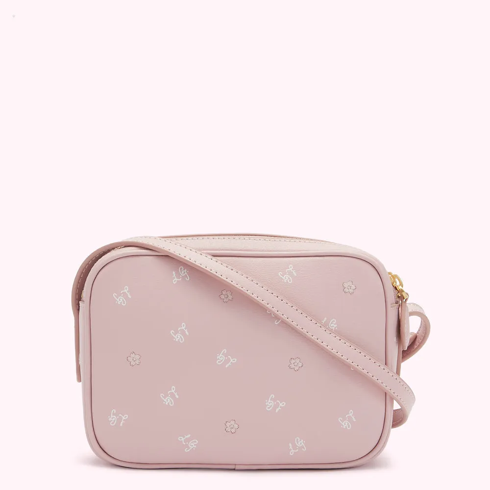 CHERRY BLOSSOM LEATHER COLE CROSS BODY BAG