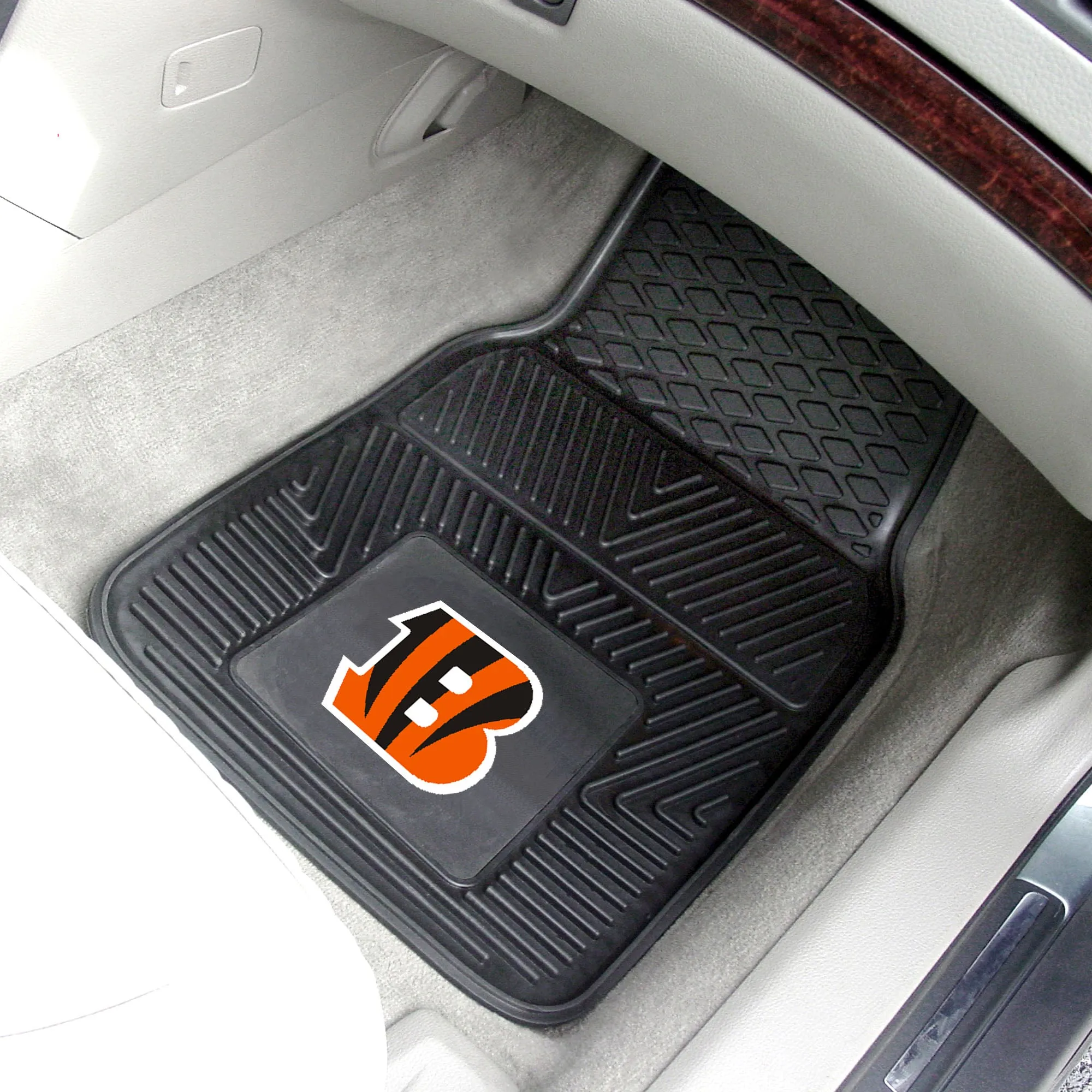 Cincinnati Bengals Heavy Duty Car Mat Set - 2 Pieces