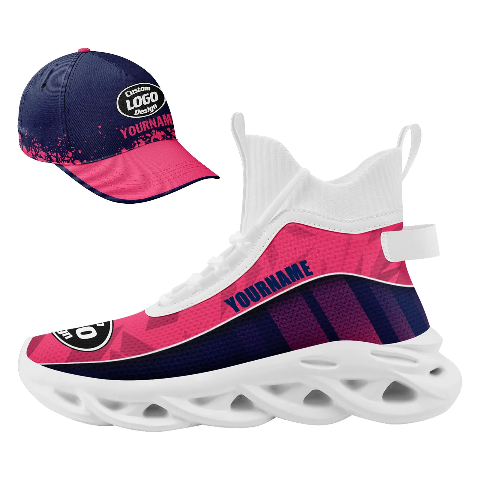 Custom Maxsoul Shoes and Hat Personalized Sneaker Combo ZH-D020232-1