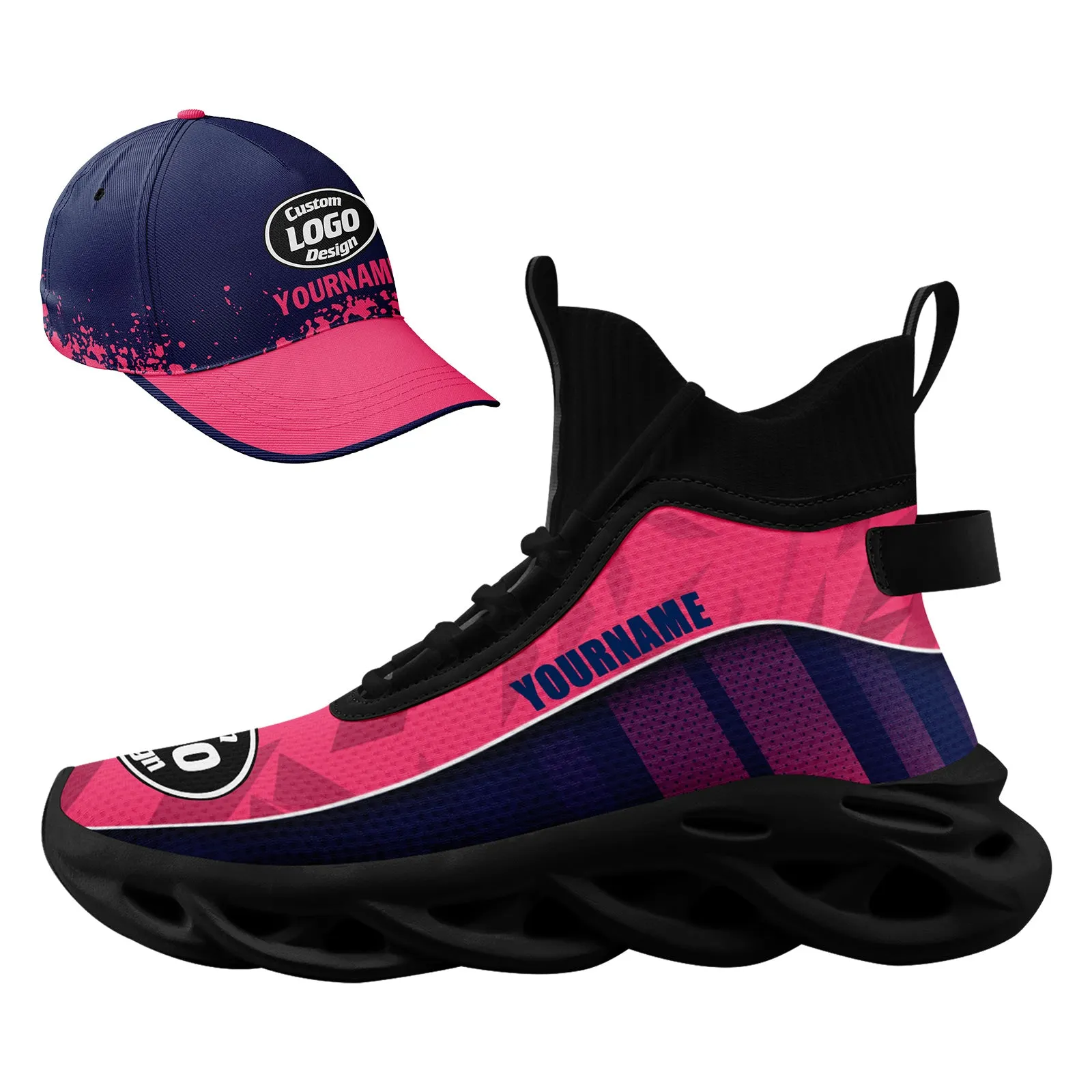 Custom Maxsoul Shoes and Hat Personalized Sneaker Combo ZH-D020232-1