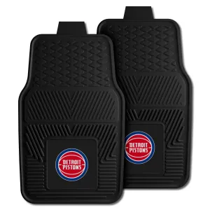 Detroit Pistons Heavy Duty Car Mat Set - 2 Pieces