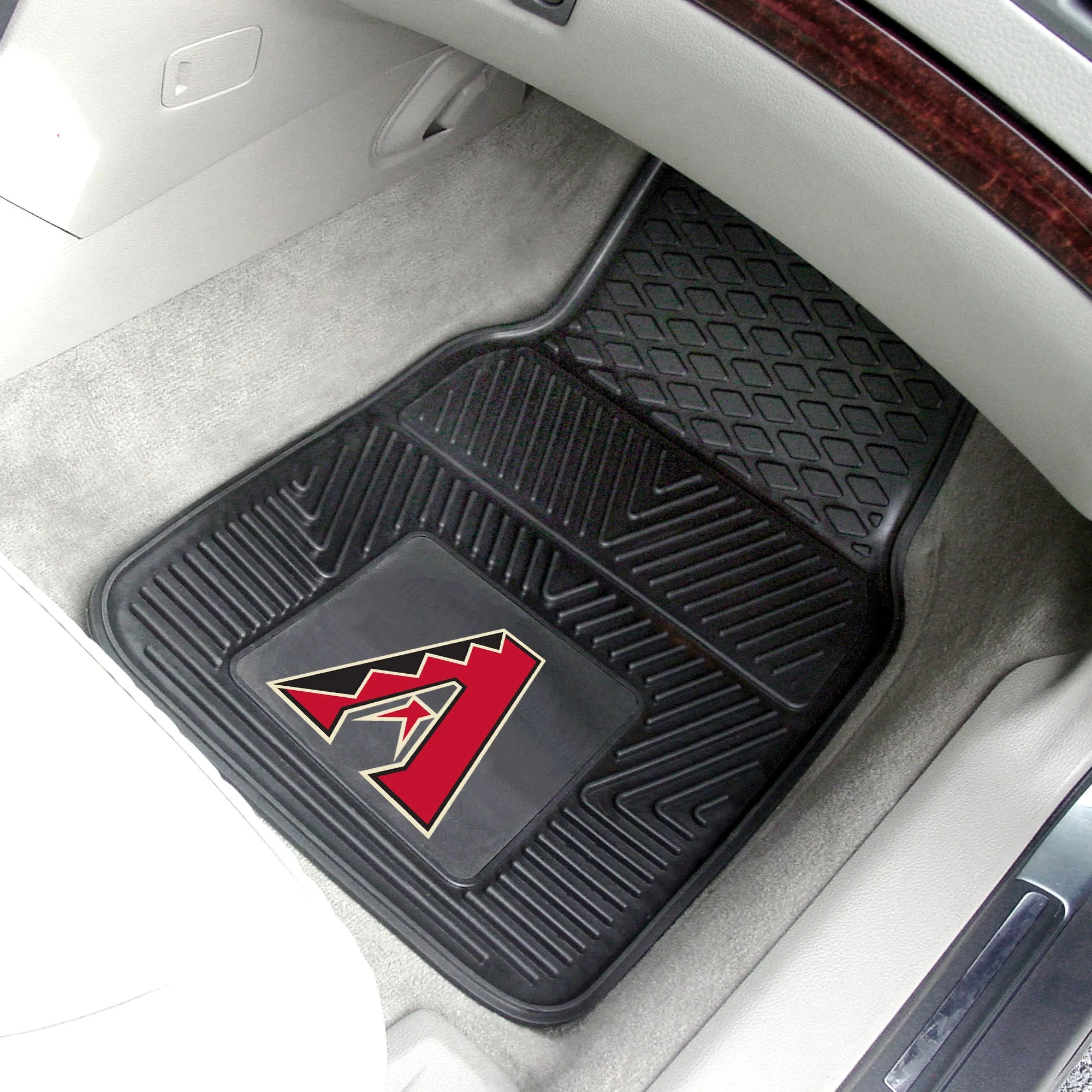 Fanmats Arizona Diamondbacks Heavy Duty Car Mat Set - 2 Pieces