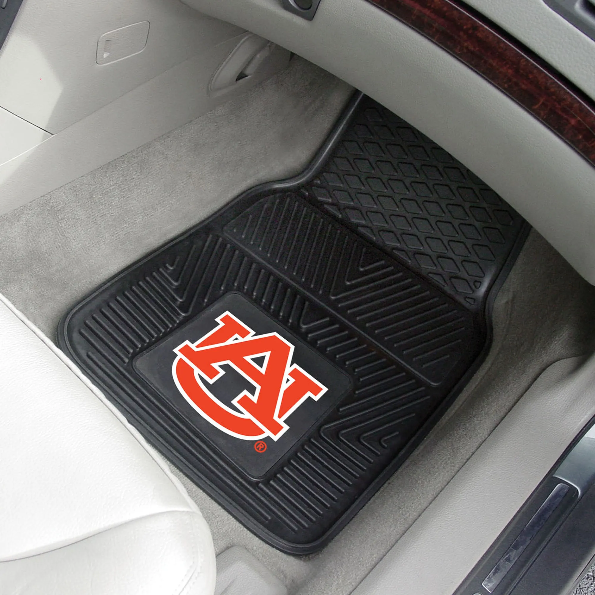 Fanmats Auburn Tigers Heavy Duty Car Mat Set - 2 Pieces