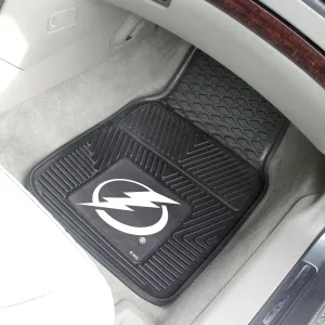 Fanmats Tampa Bay Lightning Heavy Duty Car Mat Set - 2 Pieces