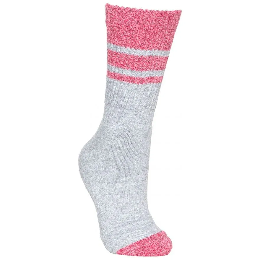 Hadley Womens Hiking Socks 2 Pack - Raspberry / Marine Marl