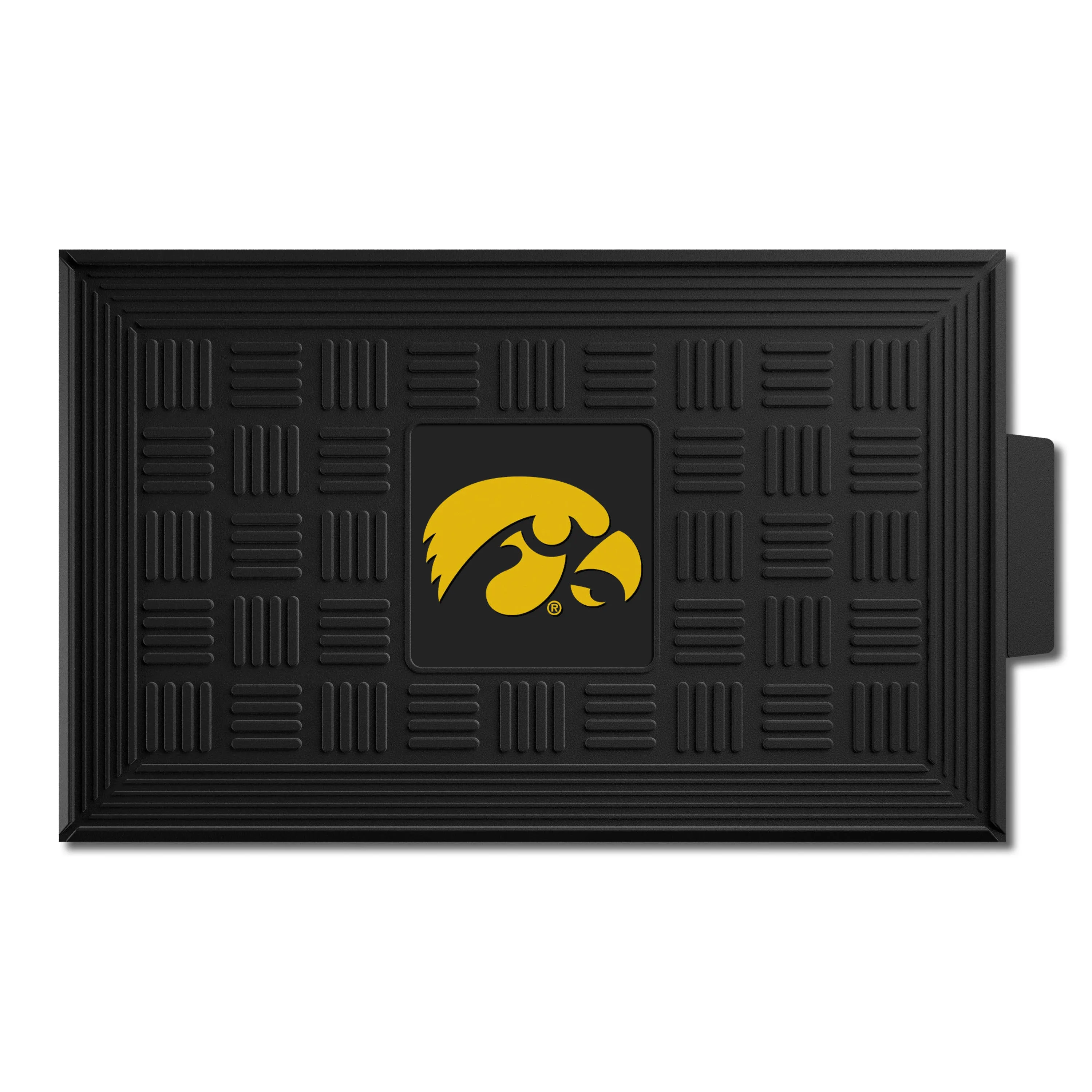 Iowa Hawkeyes Heavy Duty Vinyl Medallion Door Mat - 19.5in. x 31in.