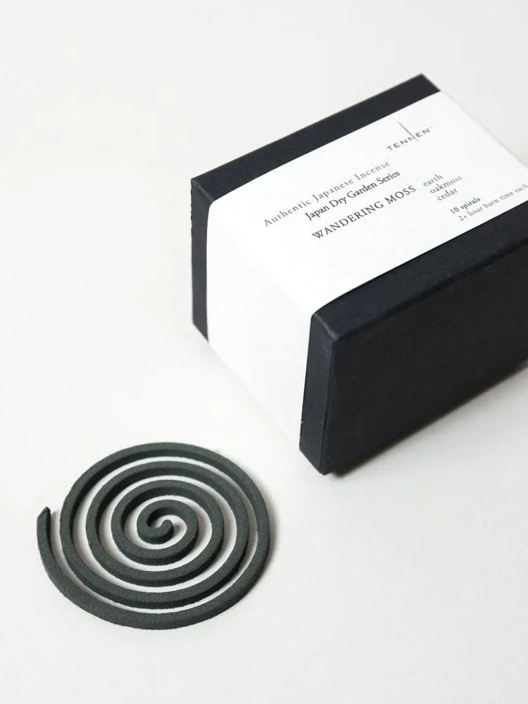 Japan Dry Garden Spiral Incense, Box of 10