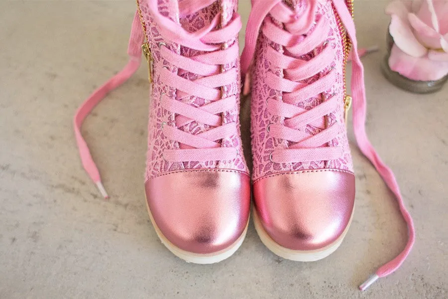 Joyfolie Mila Bubble Gum Pink Sneaker