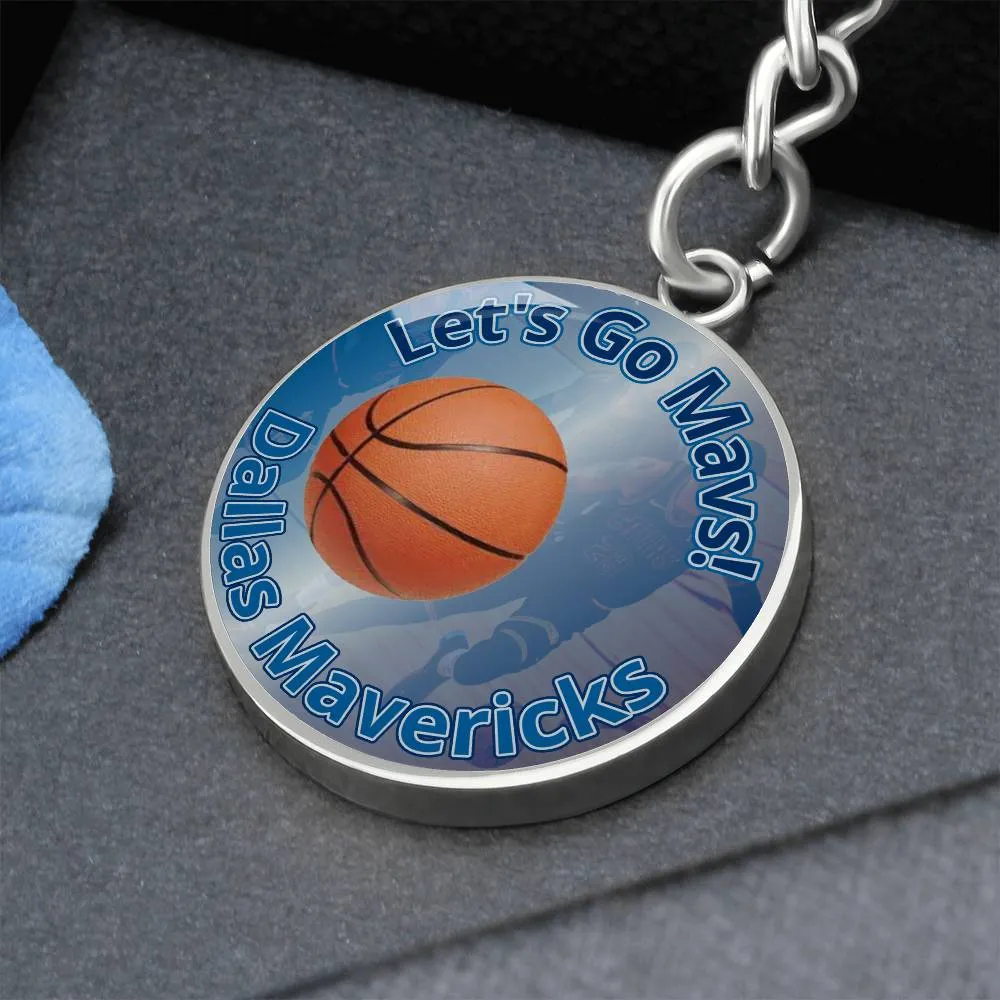 Let's Go Mavs! Keychain