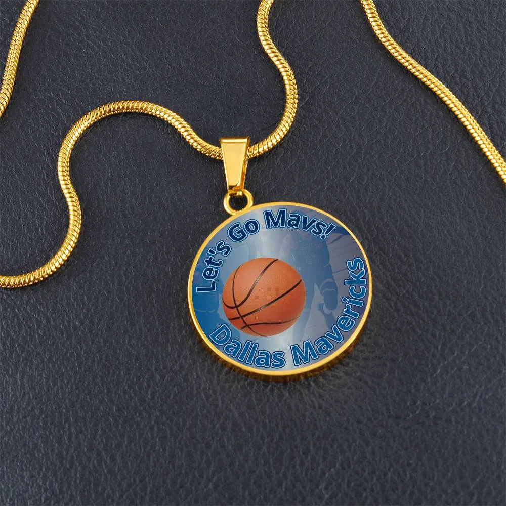 Let's Go Mavs! Necklace