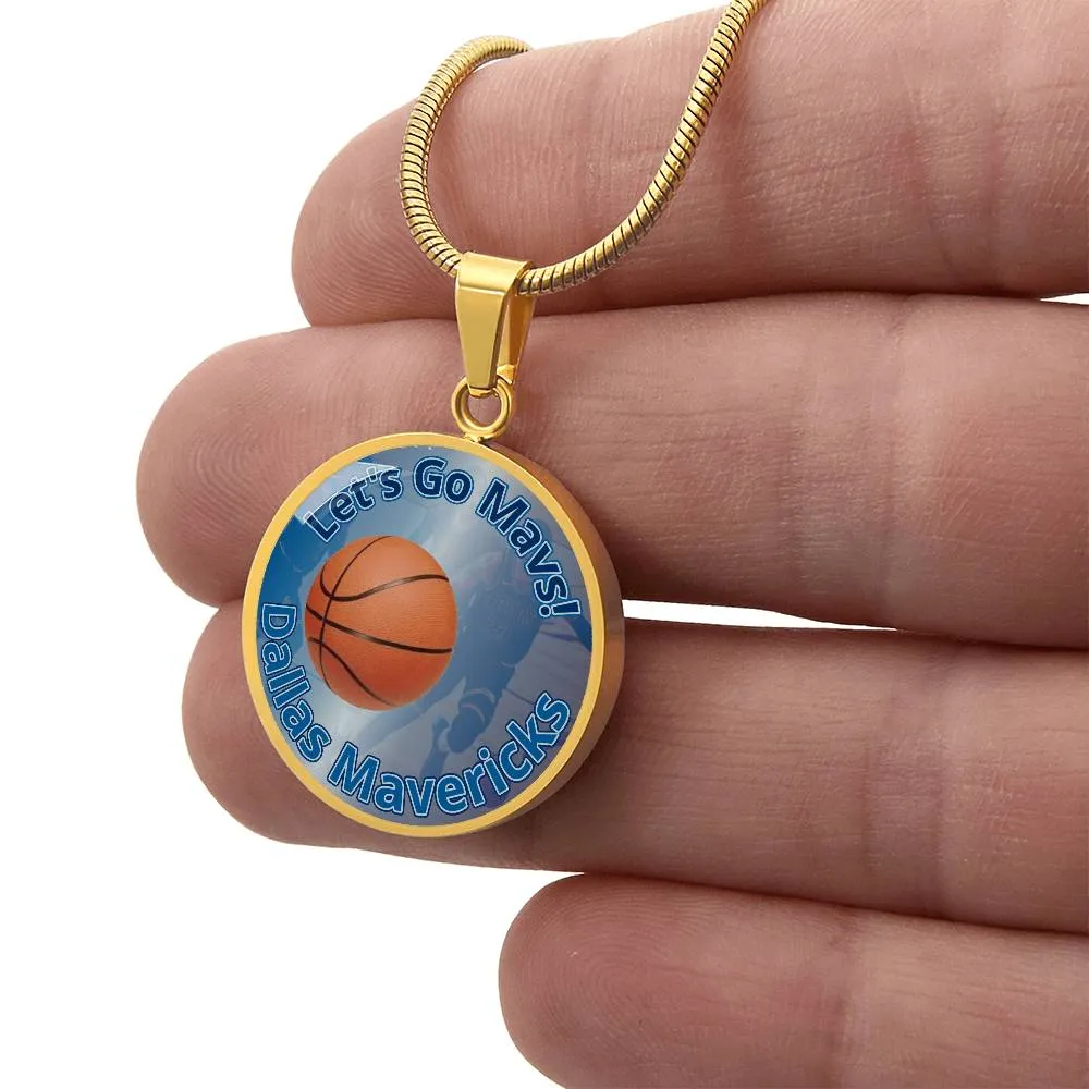 Let's Go Mavs! Necklace