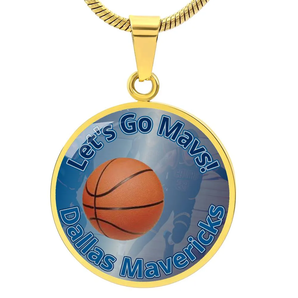 Let's Go Mavs! Necklace