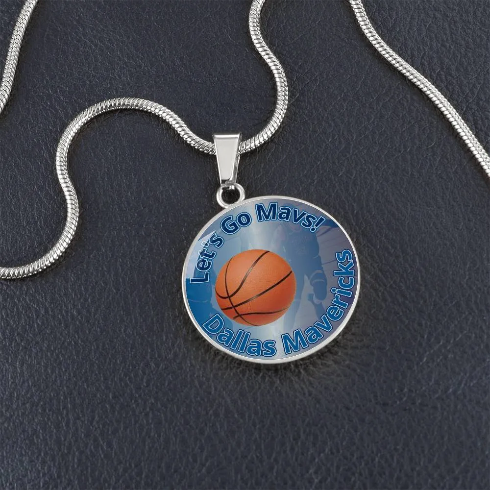 Let's Go Mavs! Necklace