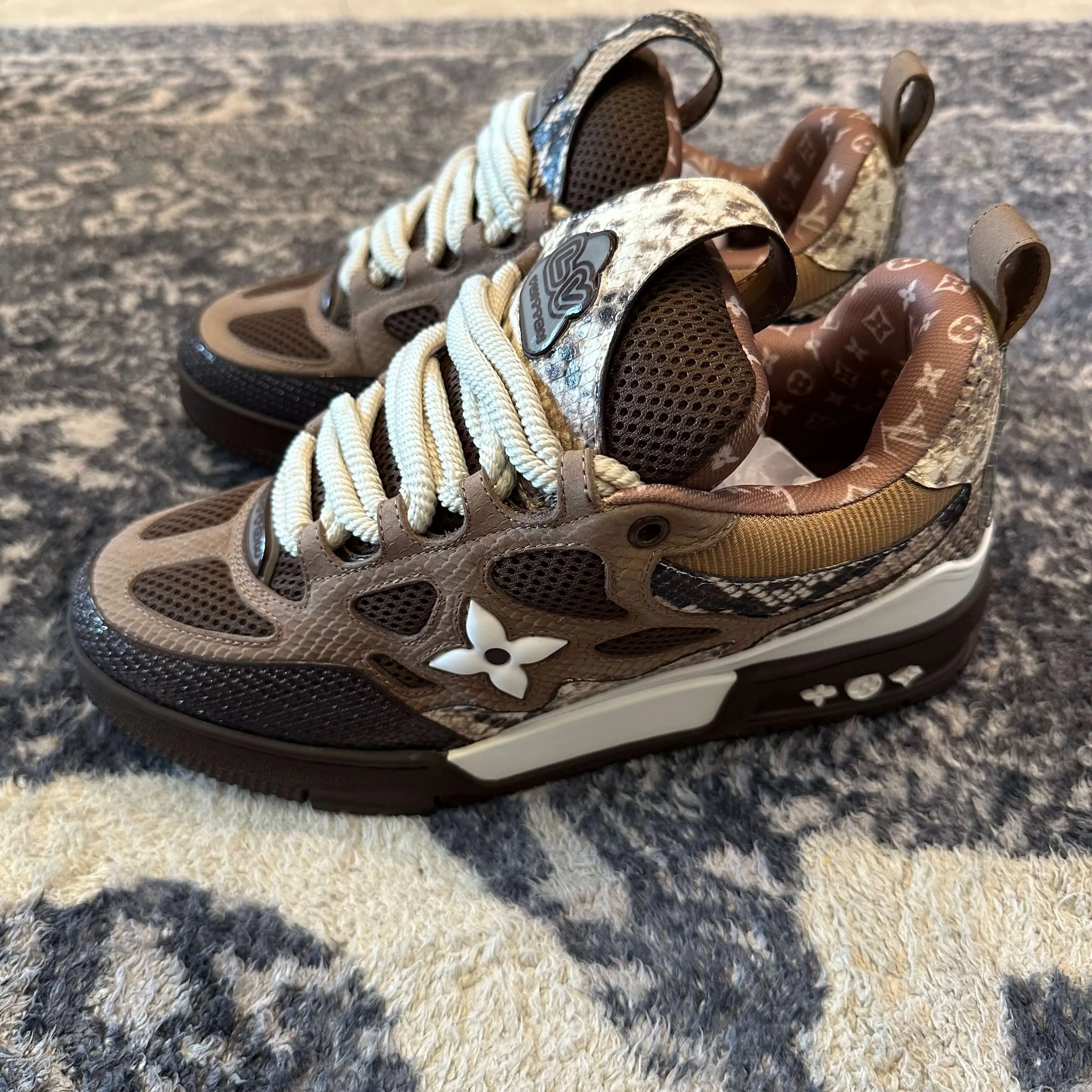 Louis Vuitton LV Trainer Brown Skate Sneaker