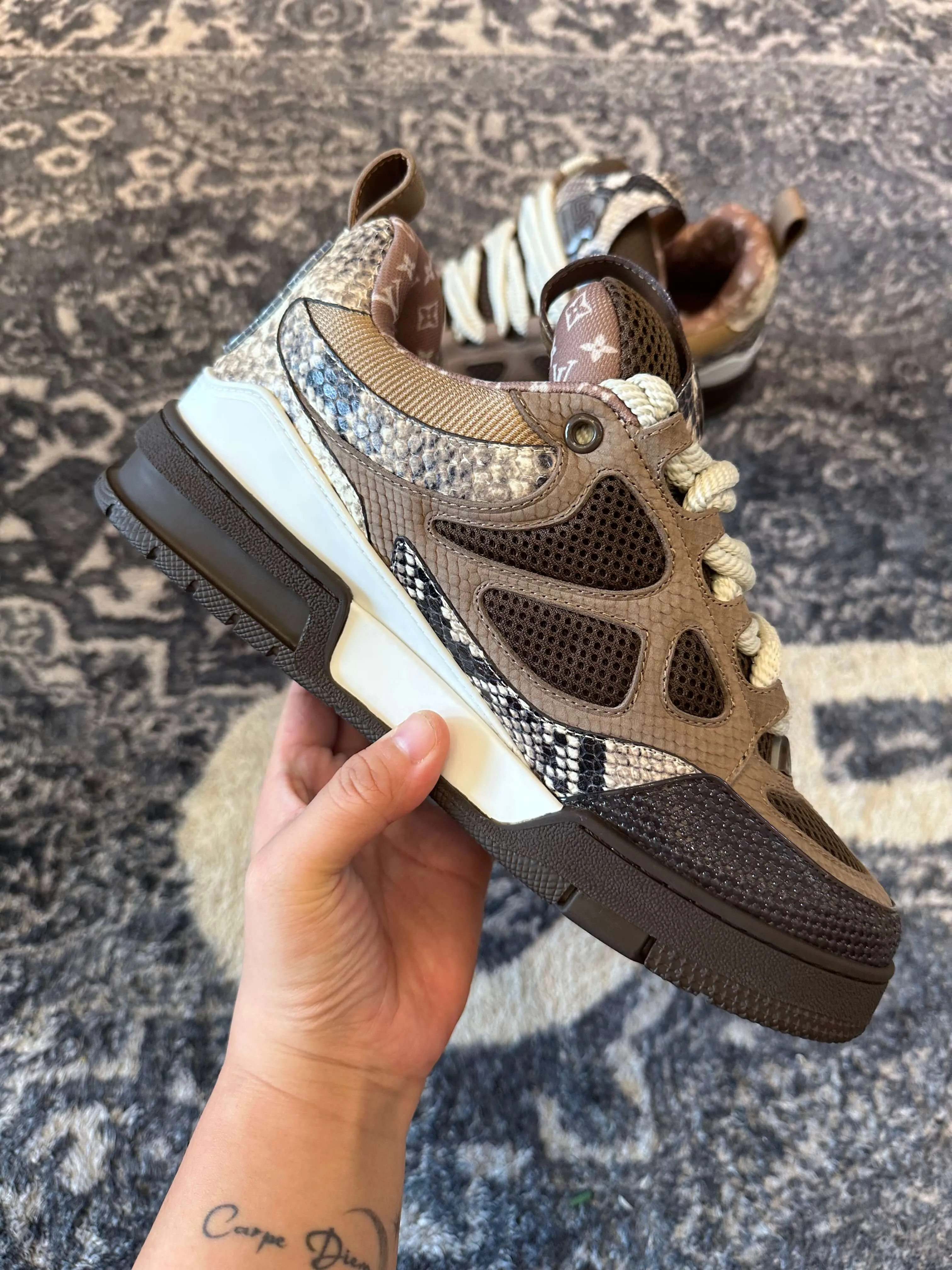 Louis Vuitton LV Trainer Brown Skate Sneaker