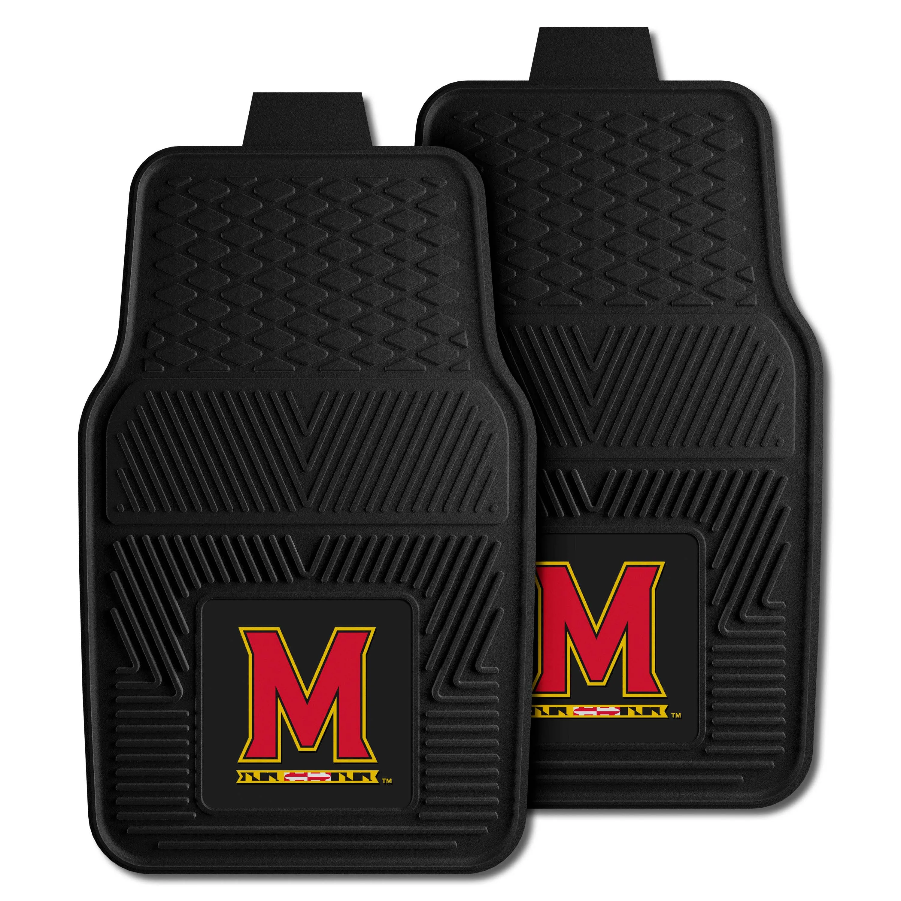 Maryland Terrapins Heavy Duty Car Mat Set - 2 Pieces