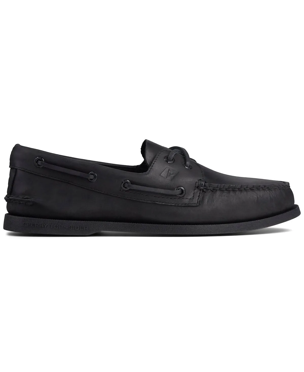 Men's authentic original a/o Sperry boat shoes, black