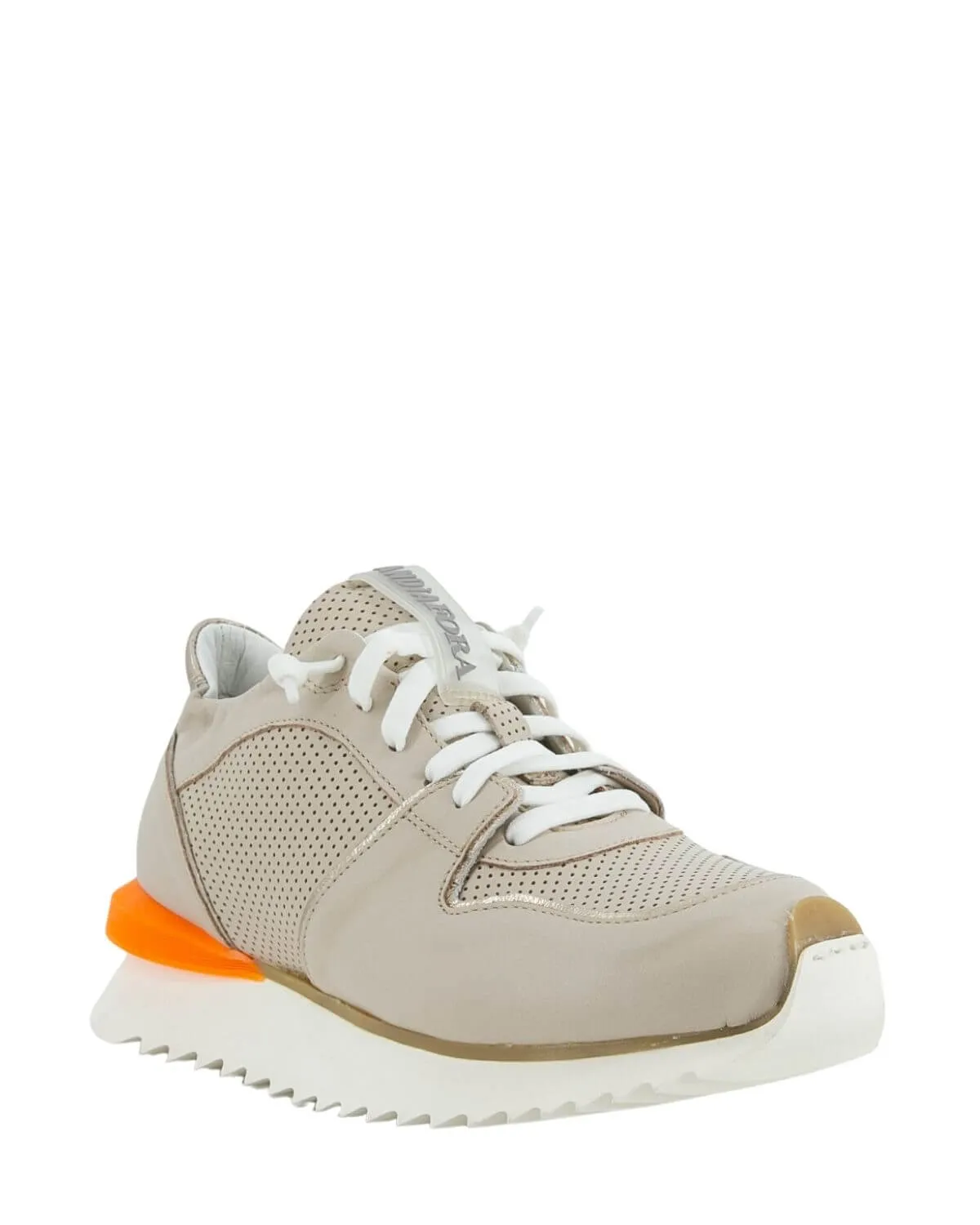 Olivia Ruffle Wedge Trainer