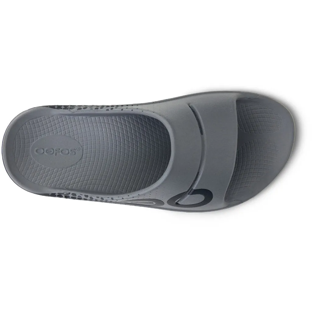 OOFOS Men's OOahh Sport Slide - Slate Matrix