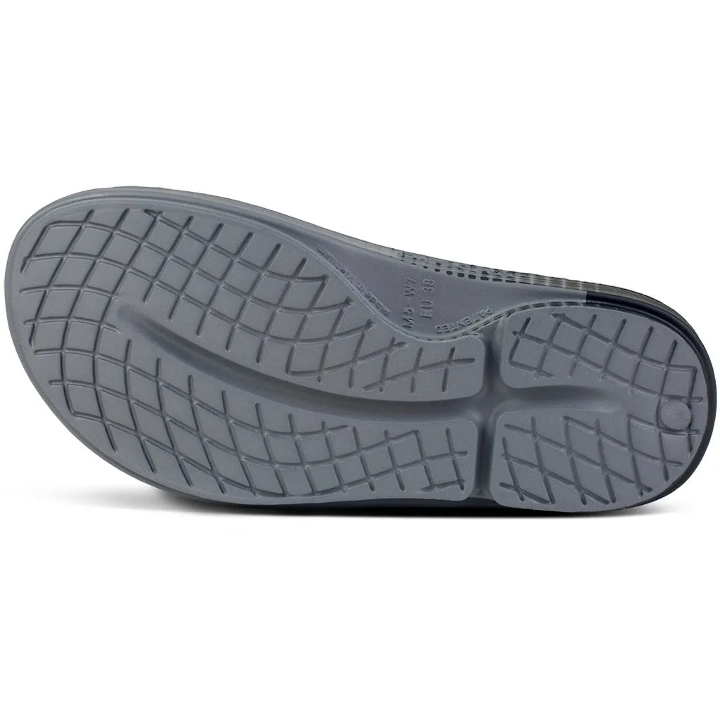 OOFOS Women's OOahh Sport Slide - Slate Matrix