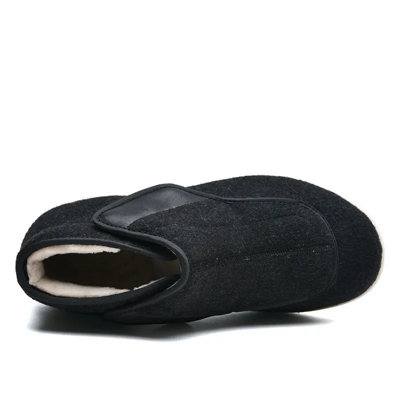 Owlkay Wide Diabetic Shoes For Swollen Feet-NW033