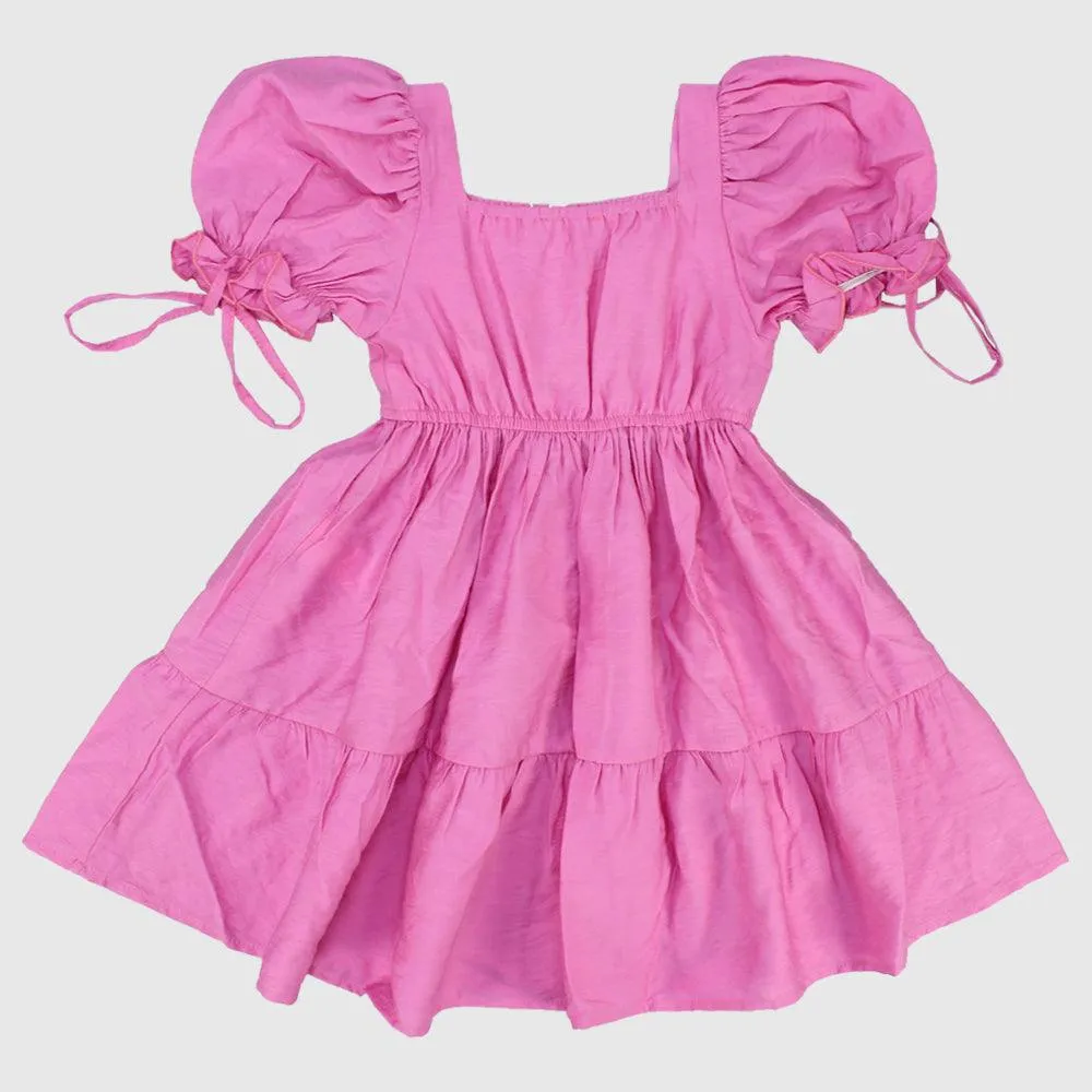 Pink Ruffled Dress