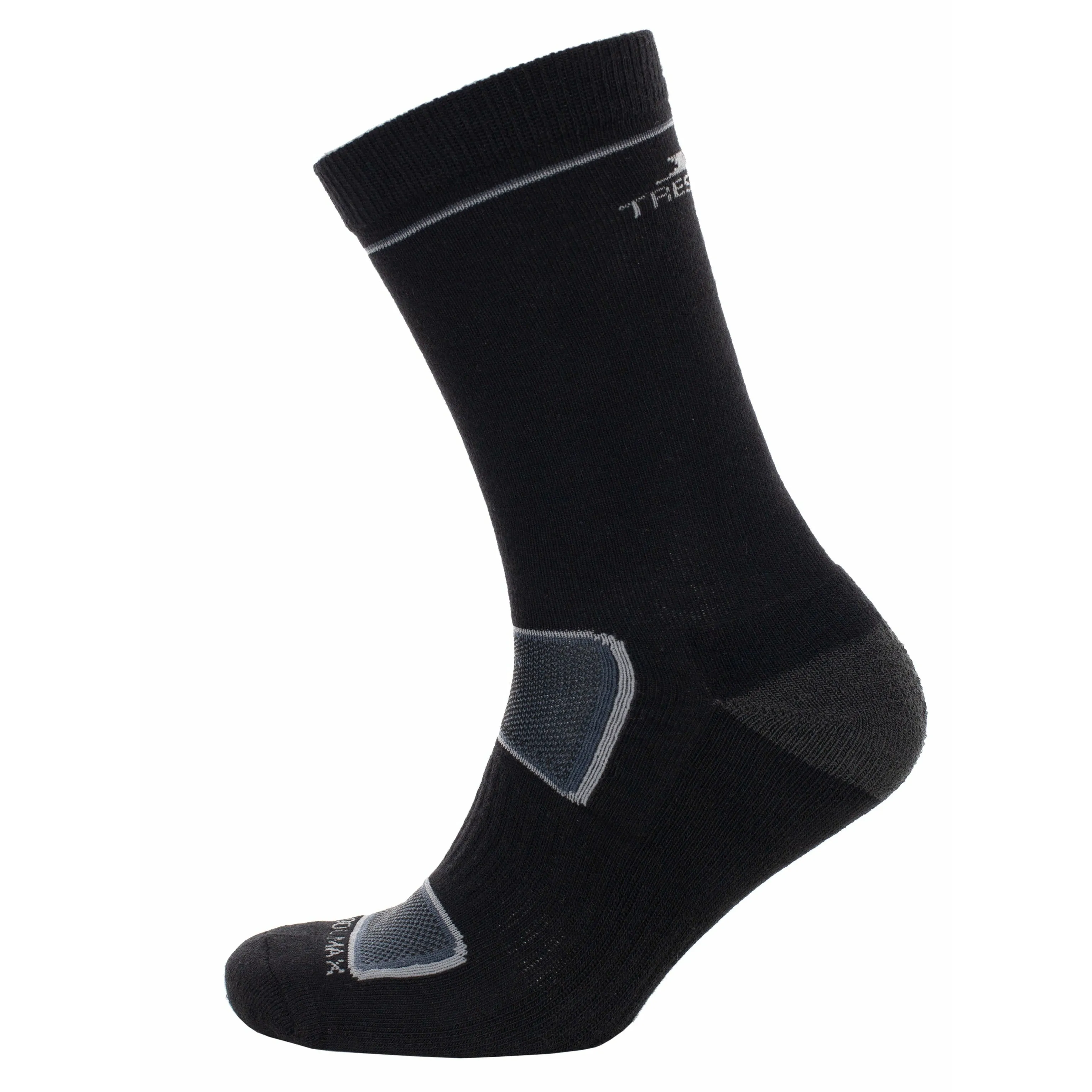 Rizzle Eco Men's Recycled Yarn Trekking Boot Socks - Black