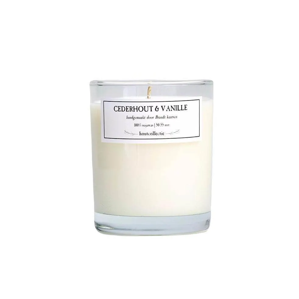 Scented Soy Candle Cedarwood & Vanilla