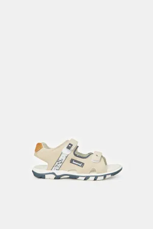 Senior Boys Grey Sporty Sandal