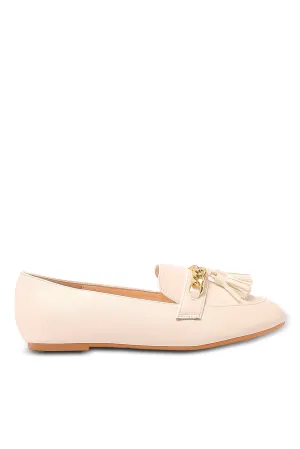 Senior Girls Pink Chain Loafer