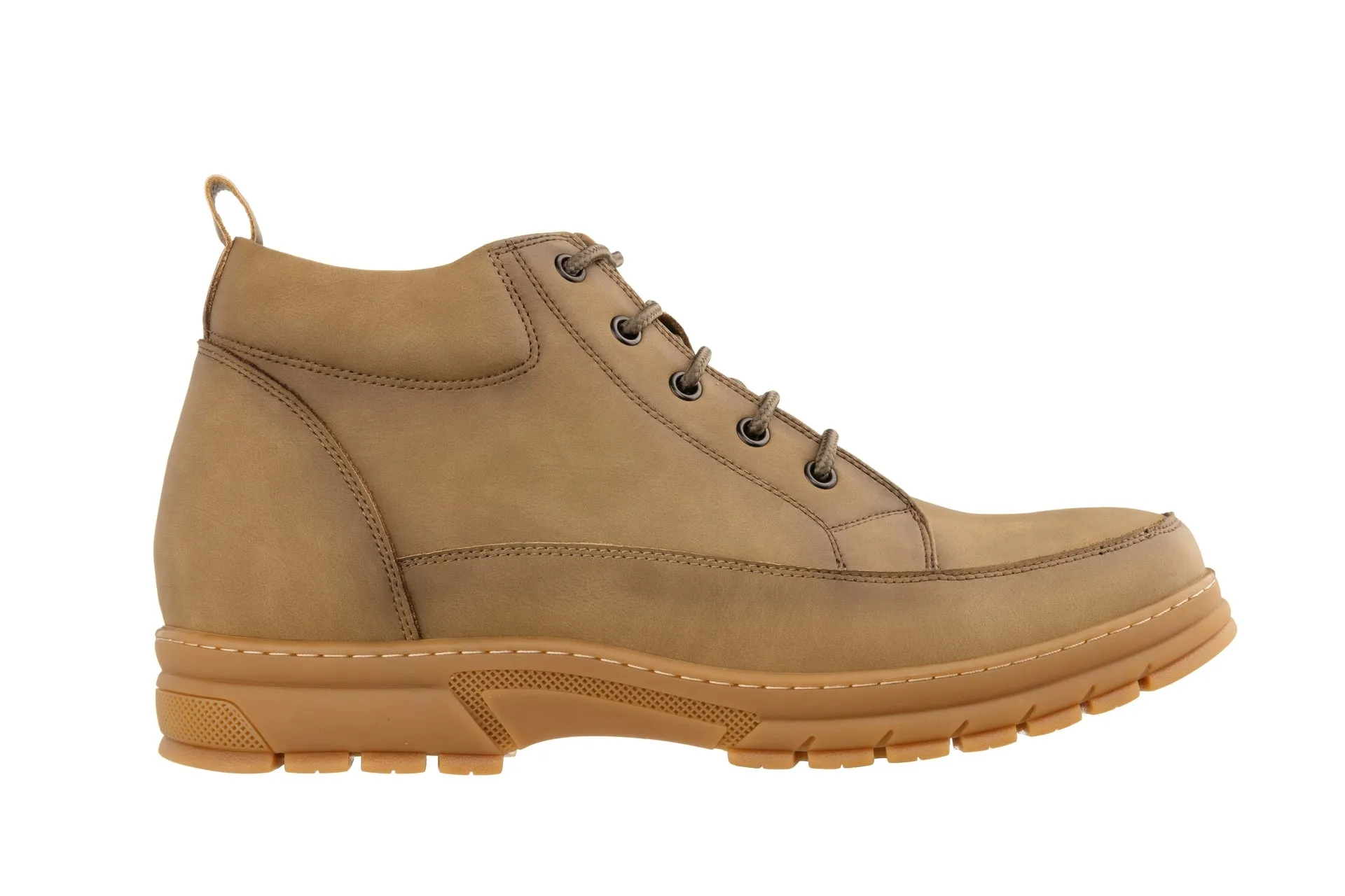 TOTO - K11552 - 2.8 Inches Taller (Khaki) - Casual Hiker Boots