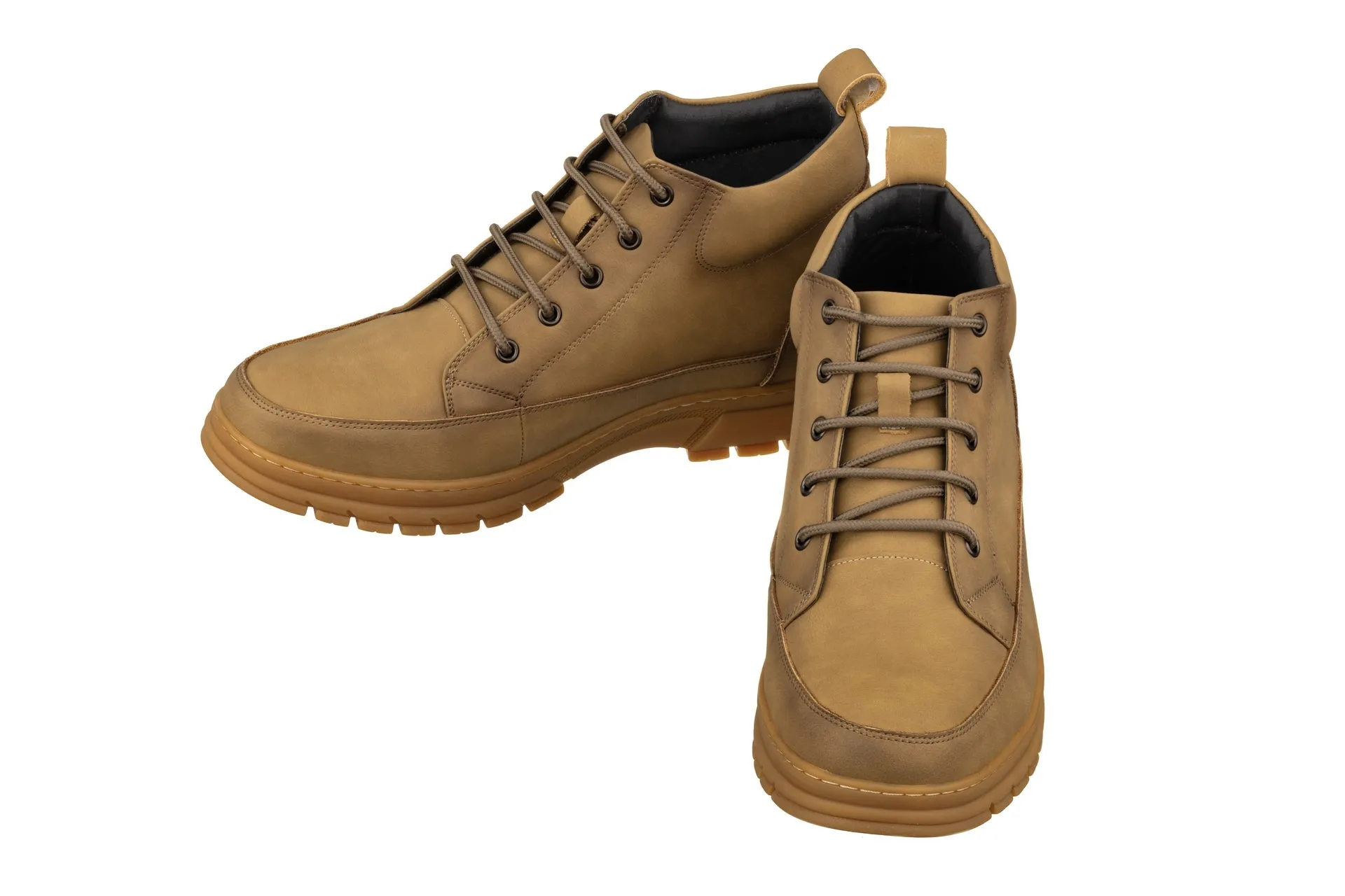 TOTO - K11552 - 2.8 Inches Taller (Khaki) - Casual Hiker Boots