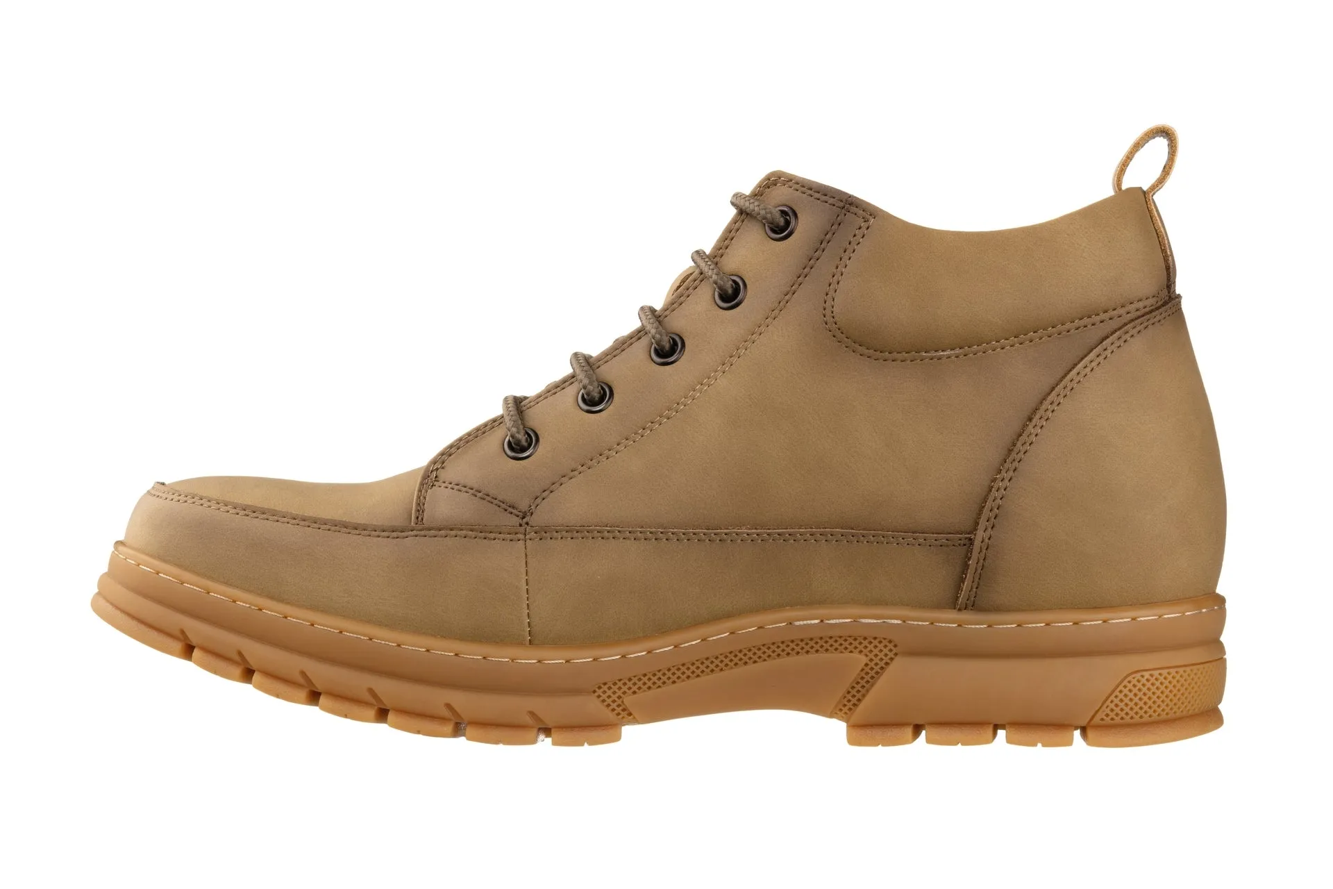 TOTO - K11552 - 2.8 Inches Taller (Khaki) - Casual Hiker Boots