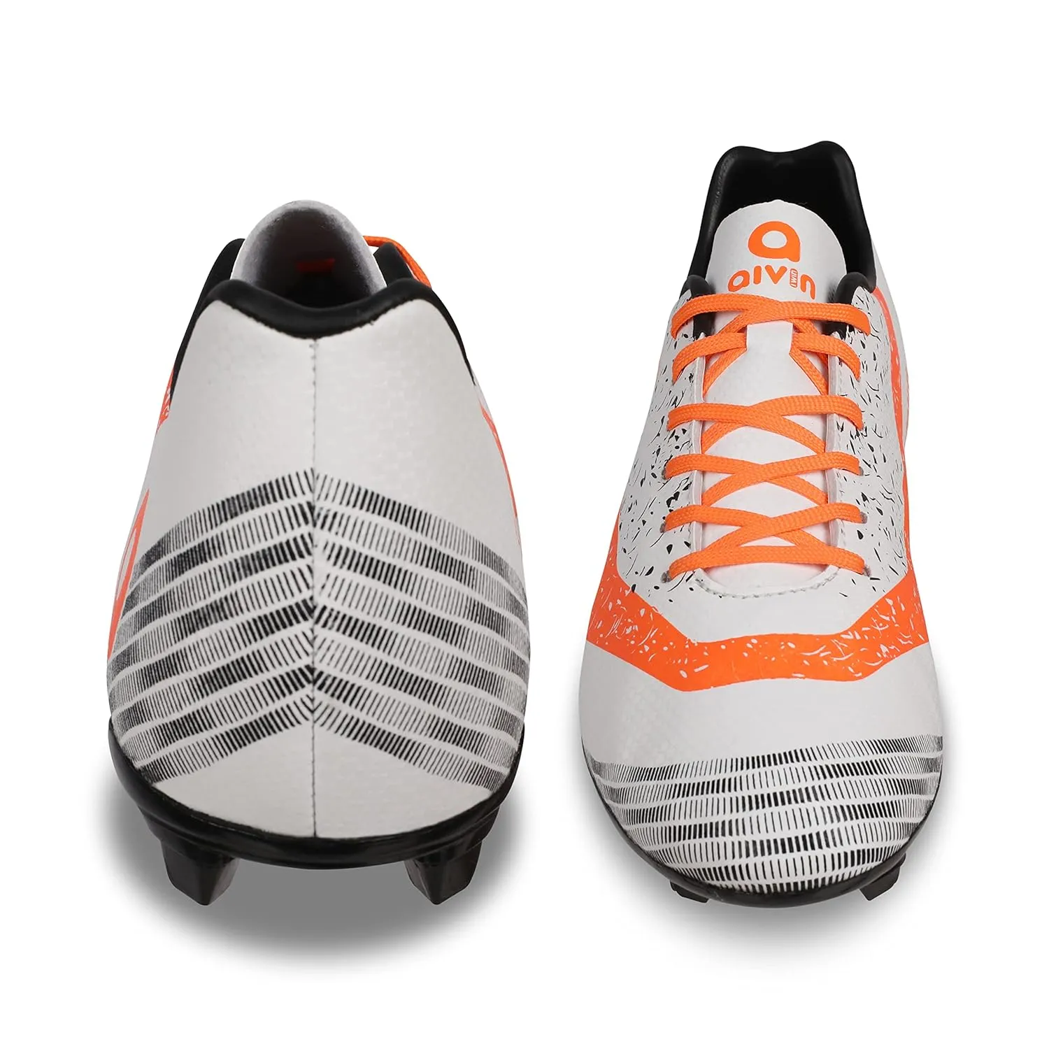 Uplift Football Stud Football Shoes For Men (White | Orange)